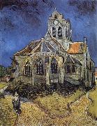 Vincent Van Gogh The Church at Auvers sur Oise oil